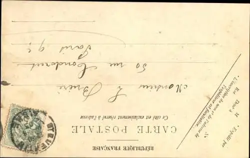 Ak Saint Quentin Aisne, La Rue d'Isle