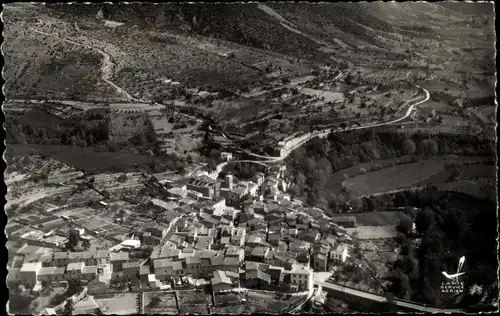 Ak Catllar Pyrénées Orientales, Fliegeraufnahme