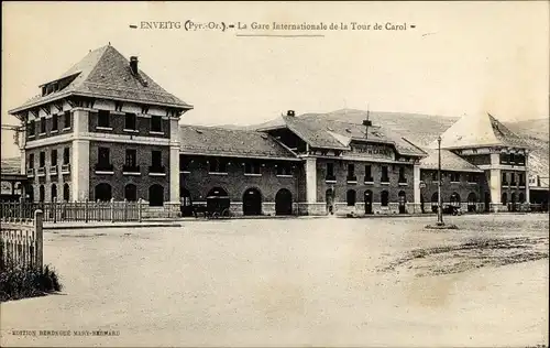 Ak Enveitg Pyrénées Orientales, La Gare Internationale