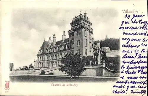 Ak Villandry Indre et Loire, Le Chateau