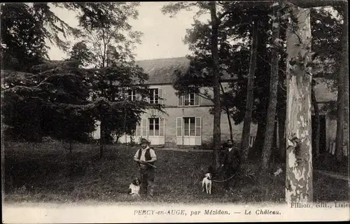 Ak Percy en Auge Calvados, Le Chateau