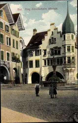 Ak Biel Bienne Kt Bern, Ring Künstlerheim Altstadt