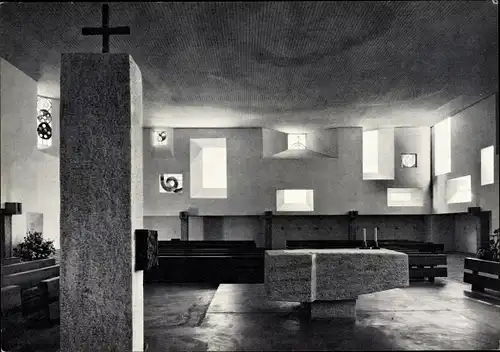 Ak Ilanz Glion in Graubünden, Mutterhaus der Dominikanerinnen, Innenansicht