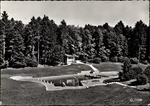 Ak Macolin sur Bienne Magglingen Kanton Bern, Schwimmbad