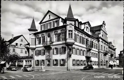 Ak Langenthal Kt Bern Schweiz, Hotel Bären