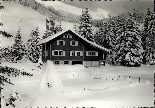 Ak Halbkanton Appenzell Außerrhoden, Berg Säntis, Ski und Ferienhaus Aueli, Schwägalp