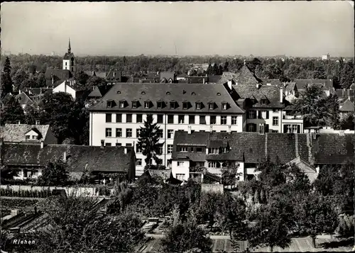 Ak Riehen Basel Stadt, Blick auf den Ort