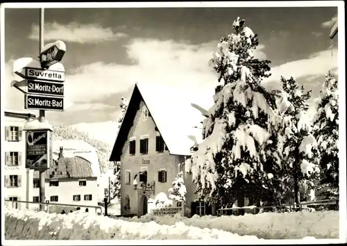 Ak Campfer Champfèr Kanton Graubünden, Restaurant Talvo