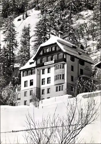 Ak Sankt Moritz Kanton Graubünden, Hotel Bellavista, Kur und Diätheim