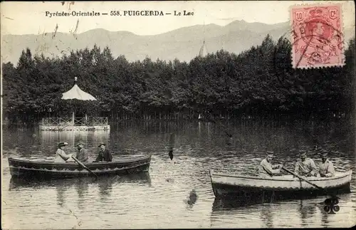 Ak Puigcerda Katalonien, Le Lac