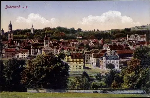 Ak Biberbach in Schwaben, Panorama