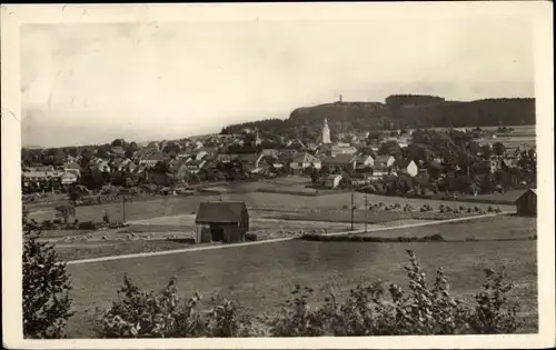 Ak Scheibenberg im Erzgebirge, Panorama