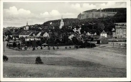 Ak Mildenau im Erzgebirge, Panorama