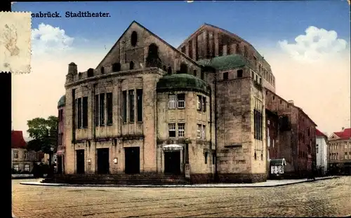 Ak Osnabrück in Niedersachsen, Stadttheater