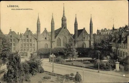 Ak Hansestadt Lübeck, Heiliggeisthospital