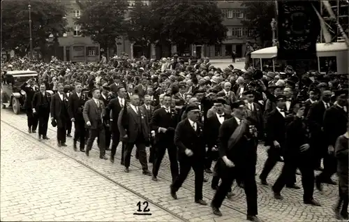 Foto Ak Ulm an der Donau Baden Württemberg, 32. Sängerbundesfest 1929