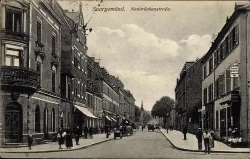 Ak Sarreguemines Saargemünd Lothringen Moselle, Neubrückenstraße