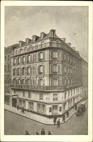 Ak Paris IX, Hotel Bayard, 17 Rue du Conservatoire