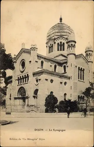 Judaika Ak Dijon Côte d’Or, La Synagogue, Ansicht der Synagoge