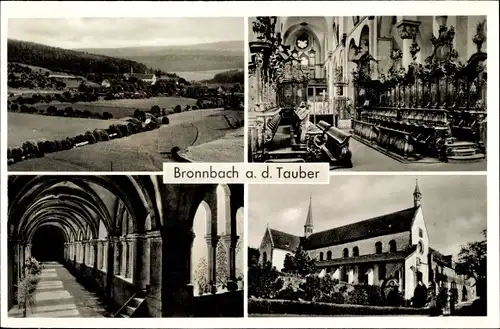 Ak Bronnbach Wertheim im Main Tauber Kreis, Kloster, Innenansichten