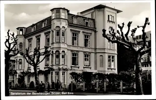 Ak Bad Ems an der Lahn, Sanatorium der Barmherzigen Brüder