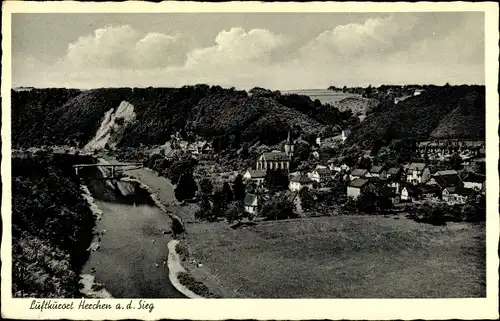 Ak Herchen Windeck im Rhein Sieg Kreis, Panorama