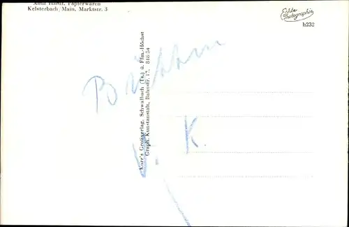 Ak Kelsterbach am Main, Ortsansicht, Kirche