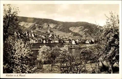 Ak Klotten an der Mosel, Panorama, Moselpartie