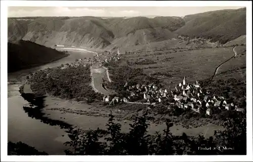 Ak Fankel an der Mosel, Panorama vom Ort