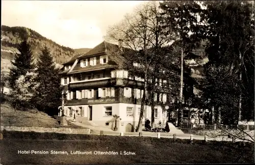 Ak Ottenhöfen im Schwarzwald, Hotel Pension Sternen