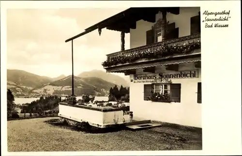 Ak Bad Wiessee in Oberbayern, Alpengasthof Sonnenbichl