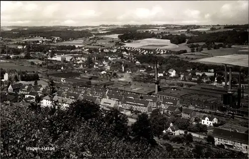 Ak Haspe Hagen Westfalen, Panorama vom Ort