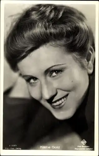 Ak Schauspielerin Käthe Gold, Portrait, Ufa Film