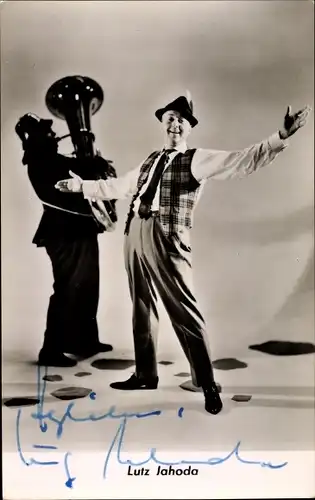 Ak Sänger und Schauspieler Lutz Jahoda, Portrait, Autogramm