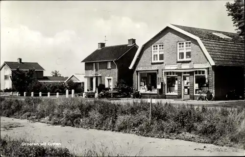 Ak Lutten Overijssel, Winkel, Dorpsstraat