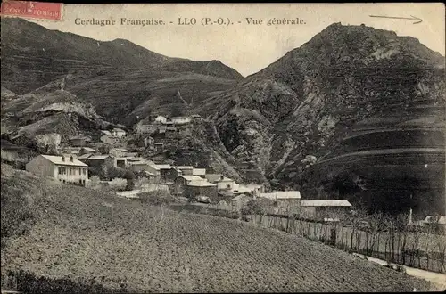 Ak Llo Pyrénées Orientales, Vue generale