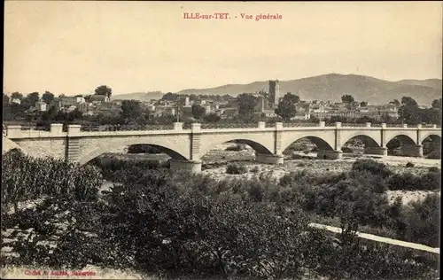 Ak Ille sur Têt Pyrénées Orientales, Vue generale