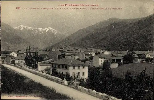 Ak La Tour Latour de Carol Pyrénées Orientales, Vue Generale du Village