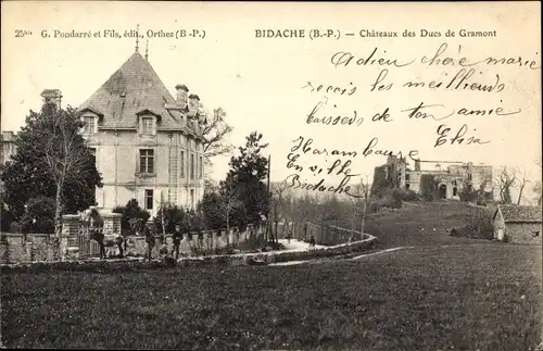 Ak Bidache Pyrénées Atlantiques, Chateaux des Ducs de Gramont