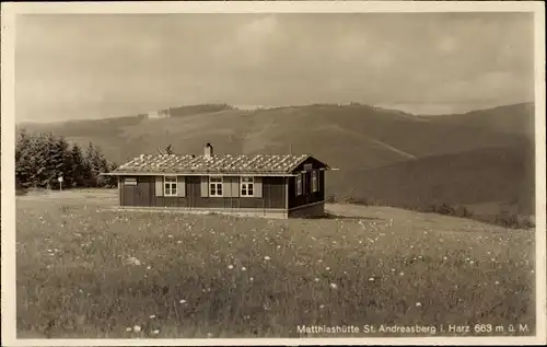 Ak Sankt Andreasberg Braunlage im Oberharz, Matthiashütte