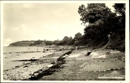 Ak Ostseebad Neukirchen in Holstein, Badestrand