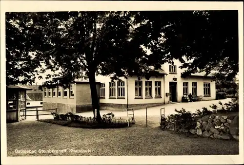 Ak Steinberghaff Steinberg in Schleswig Holstein, Strandhotel, Teilansicht