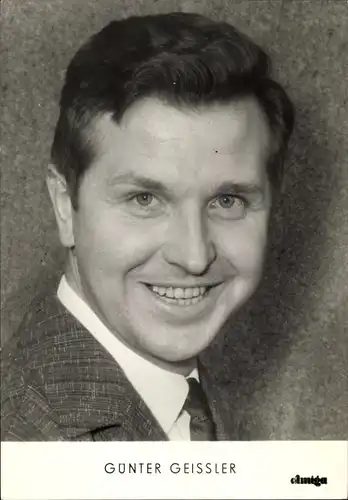 Ak Sänger Günter Geißler, Schlagersänger, Amiga Starfoto