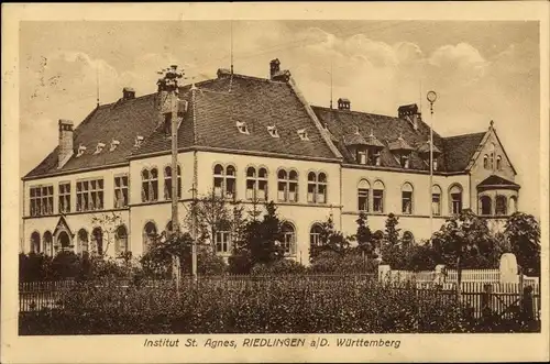 Ak Riedlingen auf der Schwäbischen Alb, Institut St. Agnes