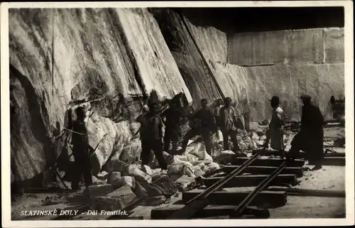 Ak Solotwyno Slatinske Doly Ukraine, Důl František, Salzbergwerk, Bergleute