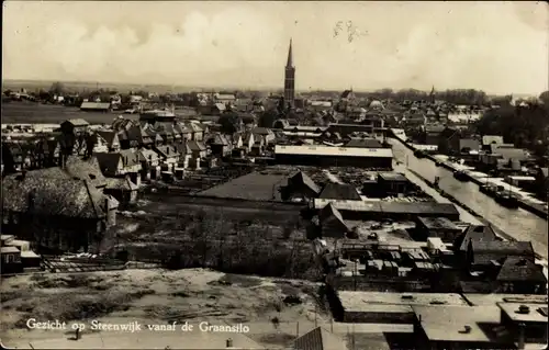 Ak Steenwijk Overijssel, Gezicht vanaaf de Gransilo