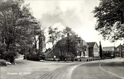 Ak Heino Overijssel, Straat, Dorpsgezicht