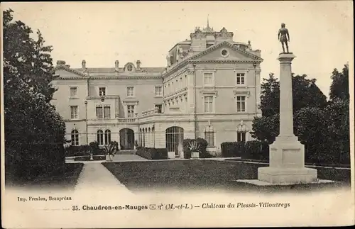 Ak Chaudron en Mauges Maine-et-Loire, Chateau du Plessis Villoutreys