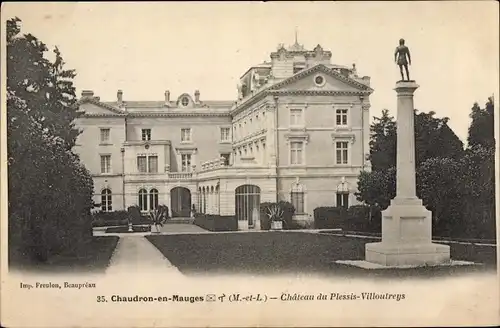 Ak Chaudron en Mauges Maine-et-Loire, Chateau du Plessis Villoutreys