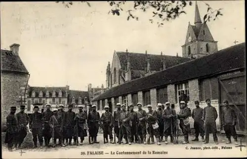 Ak Falaise Calvados, Le Cantonnement de la Romaine